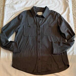 Elegant Charcoal Button Down Shirt